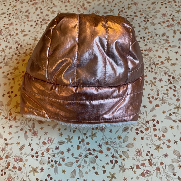 Fleece metallic aviator style Hat - Picture 4 of 4